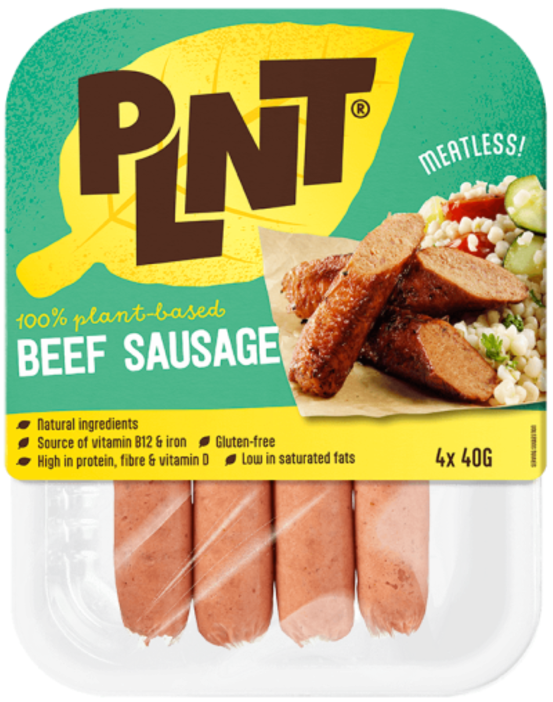 PLANTA PLANT BASED BEEF SAUSAGES 300G